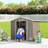Garden Storage Shed Outdoor Storage Shed Metal Garden Tool Storage Shed With Sloped Roof-123794580