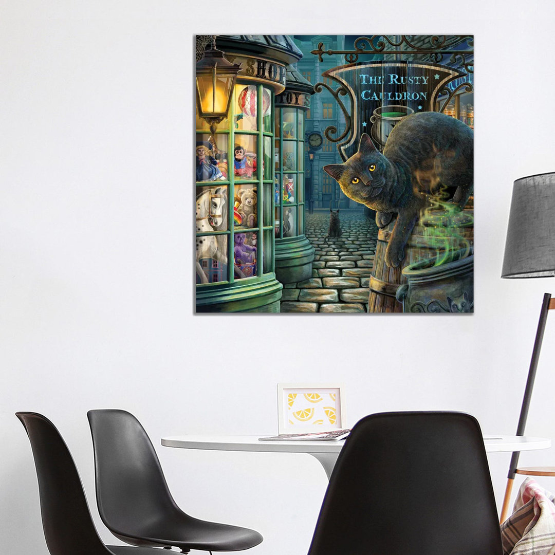 The Rusty Cauldron by Lisa Parker - Wrapped Canvas Art Prints