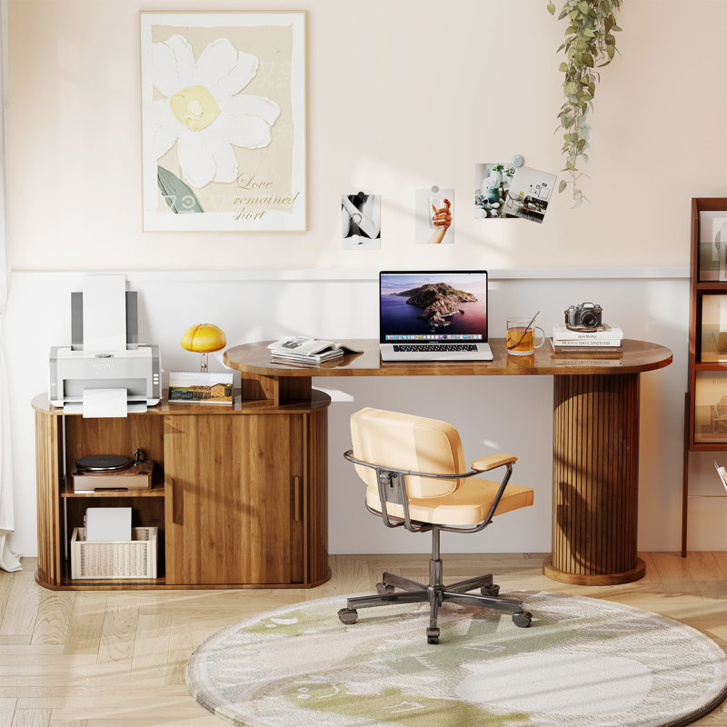 Modular L-Shaped MDF Computer Desk