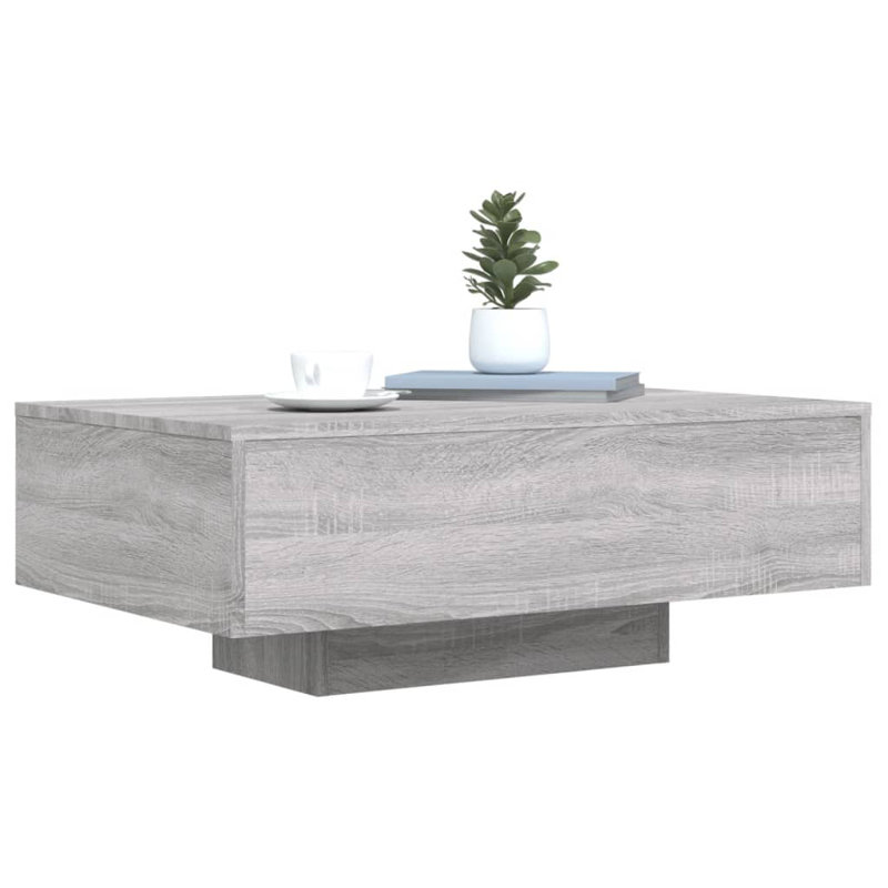 Cueto Four Leg Coffee Table, Grey Sonoma