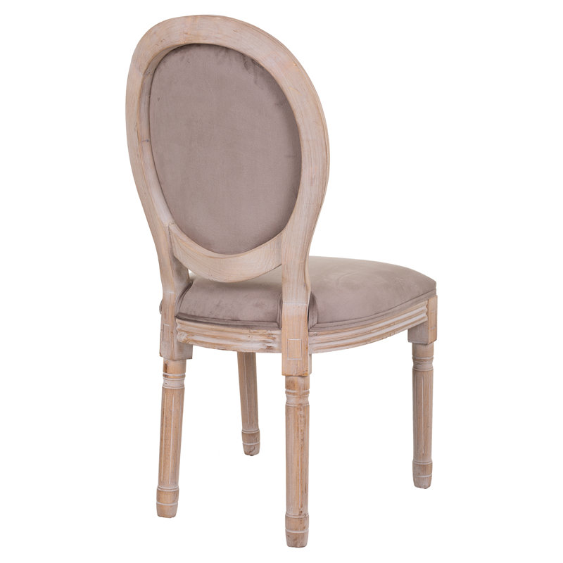 Marbleton Velvet Armchair, Grey