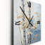 Horloge murale surdimensionnée en bambou doré I-1256979744