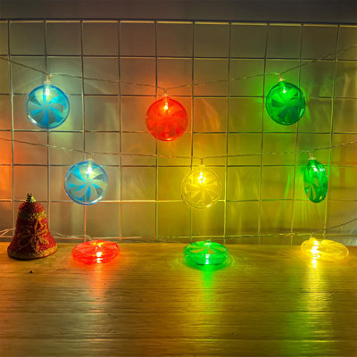 Christmas Decorated Candy Led Lights String Small Lights Garden Pendant Four Color Candy Lights String Lights