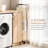 Collapsible Laundry Cart With Wheels, Rolling Laundry Hamper With Steel Frame And Canvas Liner, Foldable Clothes Basket For Small Spaces And Easy Storage, Beige
