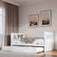 Lit plateforme avec 3 tiroirs et lit gigogne-301119001
