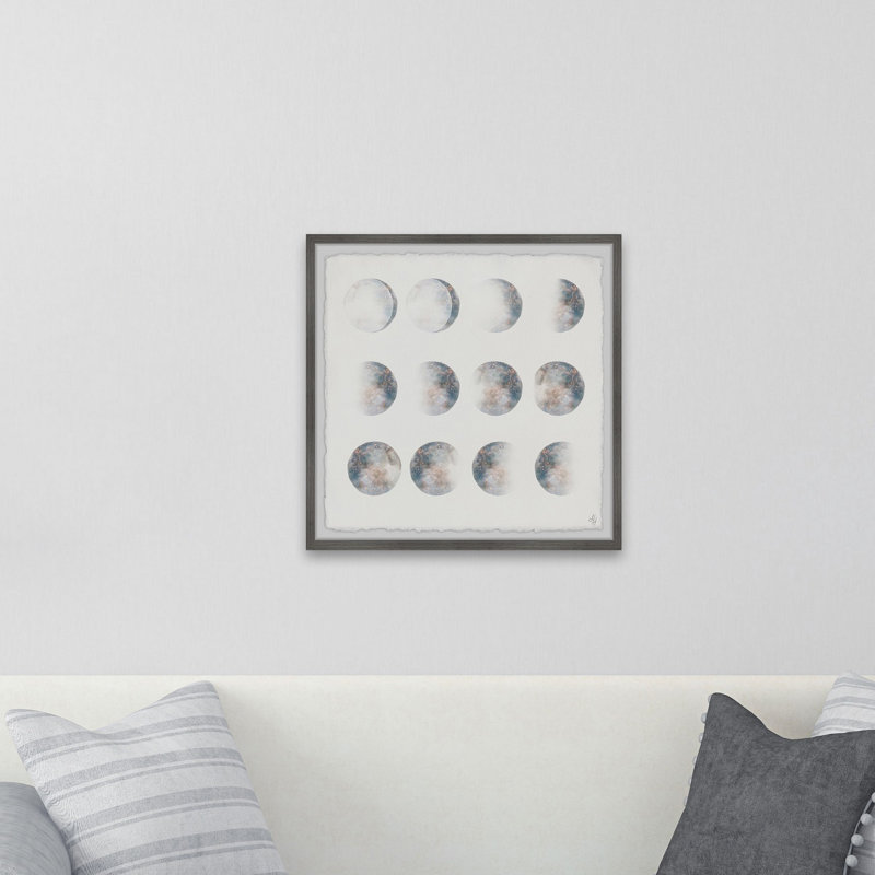 Trista Moon Phase - Single Picture Frame Painting, 51cm H x 51cm W