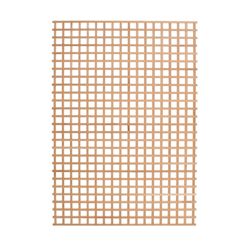 Panneau de treillis carré 24 po x 35 3/4 po x 3/8 po, Cerisier