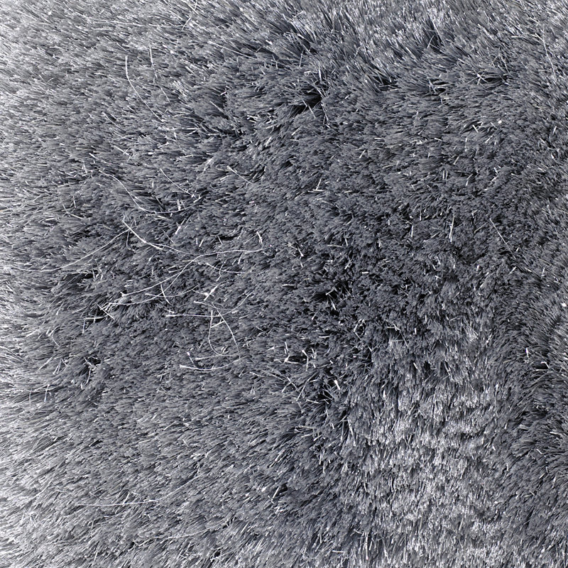 Tapis zone grise contemporaine shaylene texture, 5 pi x 7 pi 6 po