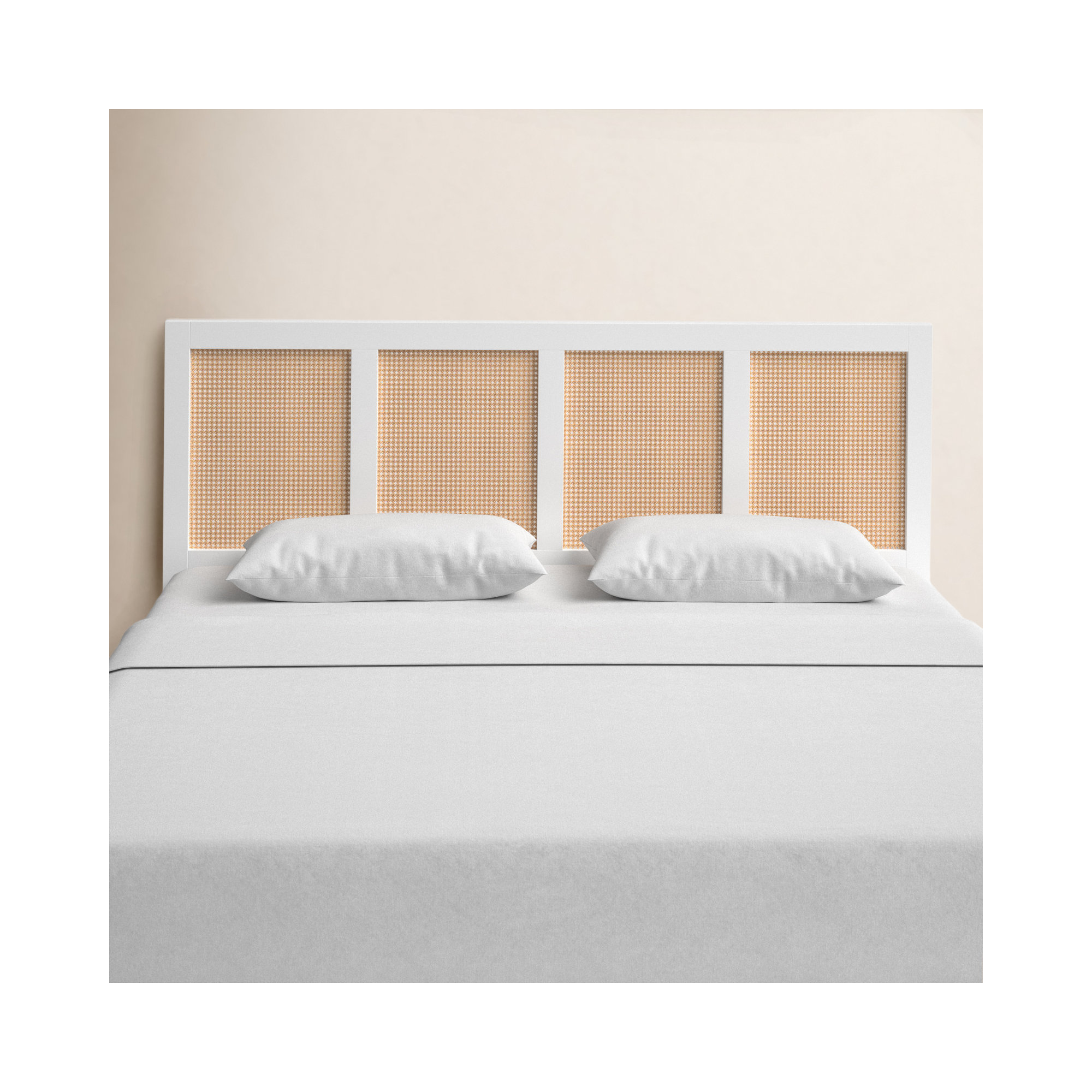 Tahoe Solid Wood Headboard, King, White