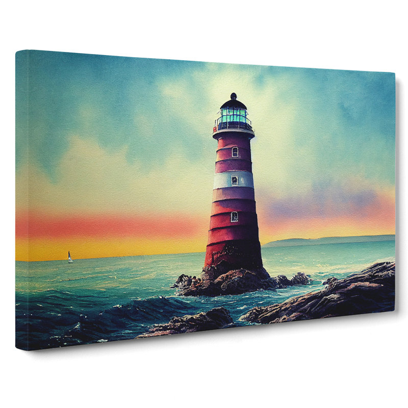 Lighthouse Vol.4 - Wrapped Canvas, 40cm H x 60cm W x 3cm D