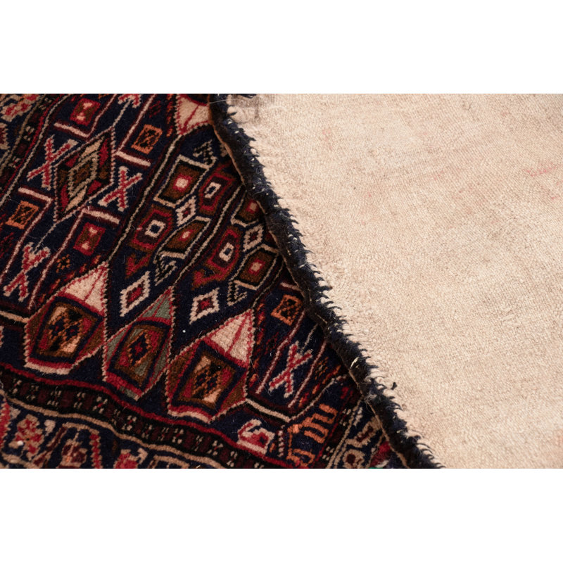 Antique One-of-a-Kind 1'8X3'8 Hand Knotted Area Rug