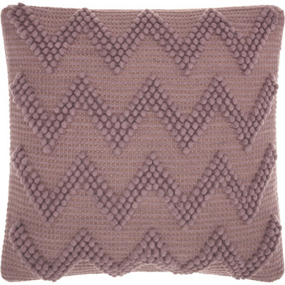 Boho Textural Chevron Throw Pillow