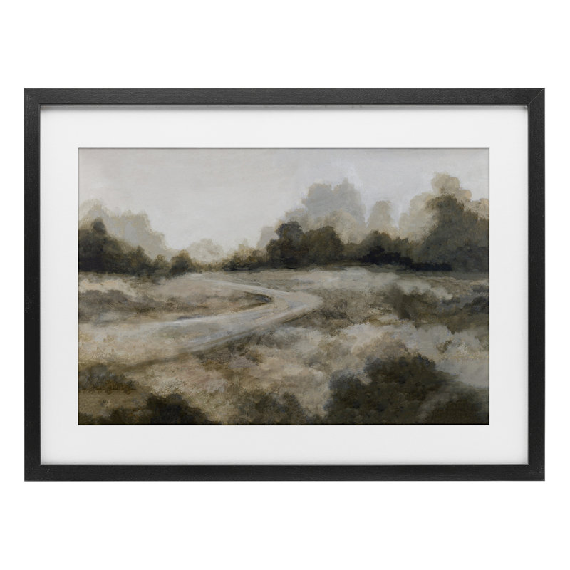 «Timeless Horizons Landscape», reproduction encadrée sous verre, conception par Hannah Dawson, H 14 po x l 20 po