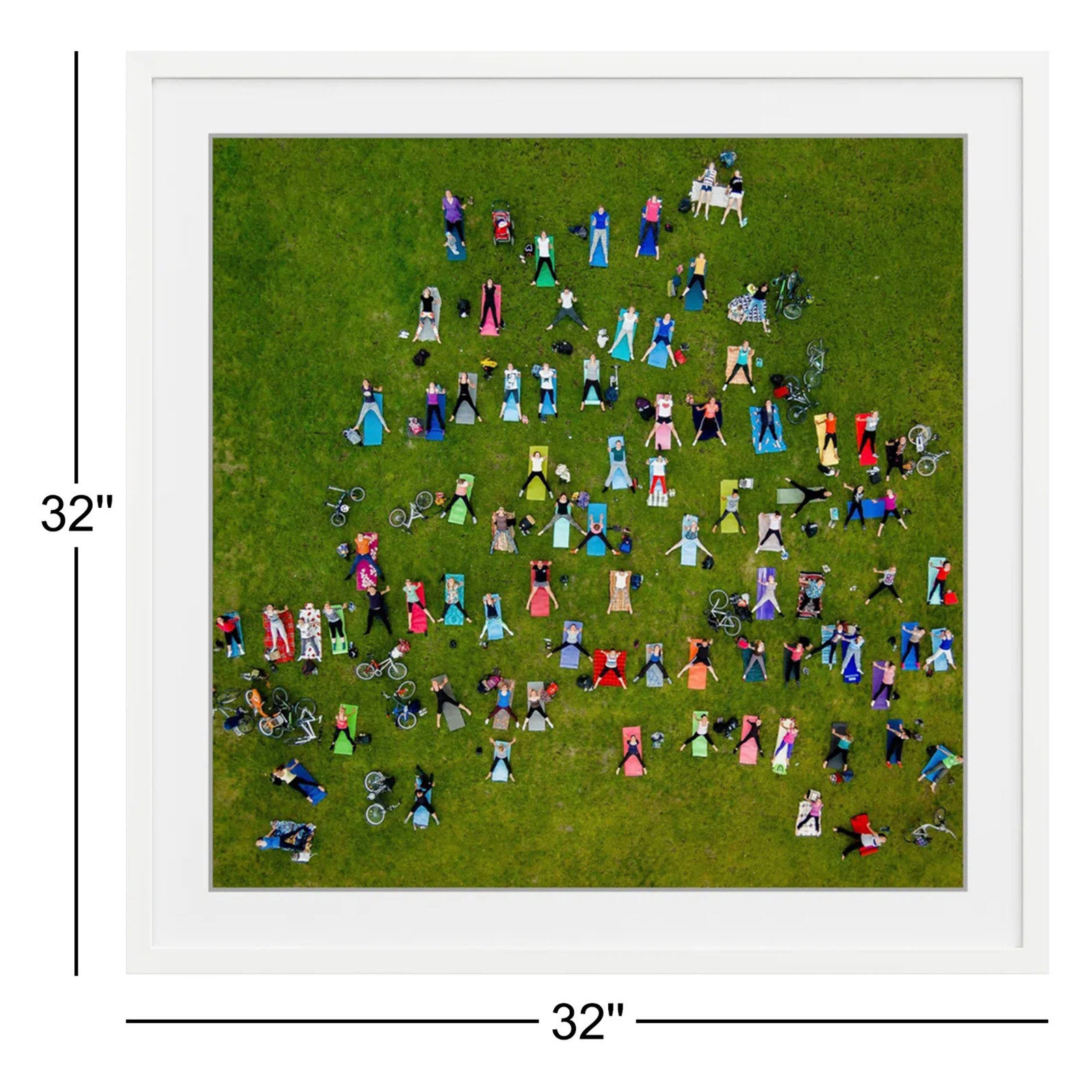 Legs Apart by Karolis Janulis, 32" H x 32" W x 1.5" D