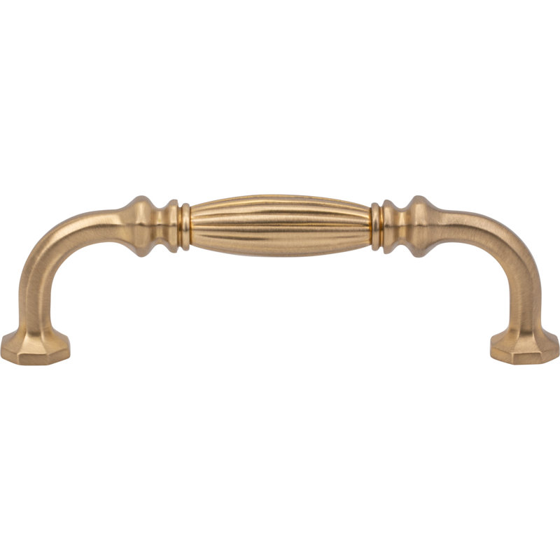 Roscato Pull, Unlacquered Brass, 3 3/4"