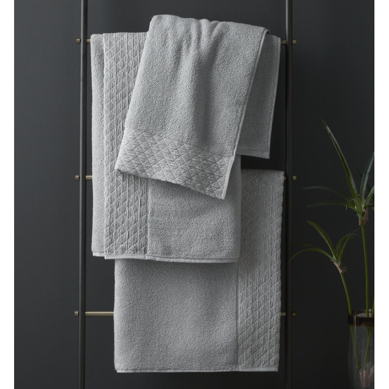 Zero Twist Sparkle Towel, Silver