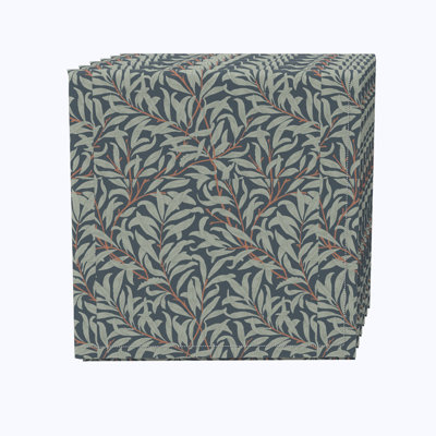 Cotton Floral Square Napkin