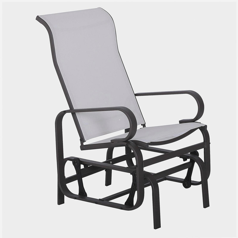 Fauteuil oscillant d'extérieur Outsunny, Beige