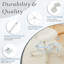 Modern Teddy Fleece Desk Chair Ergonomic Vanity Chair Small Office Chair with Wheels for Home Office-493346643