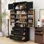 Grand garde-manger avec tablettes réglables, 8 supports de porte et 3 tiroirs-658828951