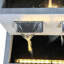 Fontaine d'extérieur en métal avec lumière