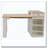 59.5"Kitchen Island With Extendable Dining Table, Kitchen Storage Table With Double-Sided Storage, Kitchen Island With 2 Drawers, Power Outlet, Side Open Shelves, For Kitchen-196971878