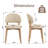 Mid Century Upholstered Solid Wood Dining Chairs Side Chairs-1360493820