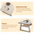 White Rectangular Solid Wood desks-108608848