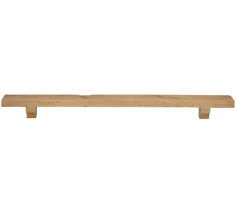 Keros Pine Mantel Shelf, Natural, 48" Width