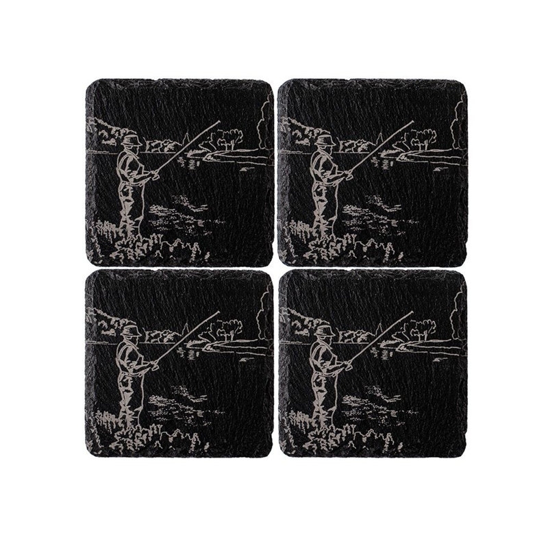 Rectangle 4 Piece Coaster Set