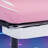 This Pink And White Racing-style Ergonomic Gaming Chair Features A Massage Lumbar Support, Footrest, And Adjustable Headrest For Comfortable Play.