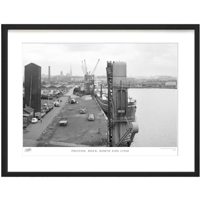 Preston, Dock, North Side C1960 - Single Picture Frame Print, 40cm H x 50cm W x 2.3cm D
