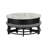 T42 Black Coffee Table With 3 Stools-2093326144