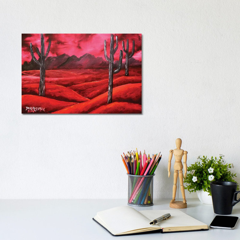 Southwestern Desert by Derek McCrea - Wrapped Canvas Print, 20.32 cm H x 30.48 cm W