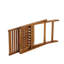 4-Person Wooden patio Dining Set