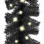 Guirlande de Noël artificielle noire avec lumières DEL-1658137436-1744555033