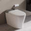 Elongated Ada Smart Bidet Toilet 1.28 Gpf In White With Auto Flush, Bubble Wash, Foam Shield, Uv Light, Pump Assisted-131076635
