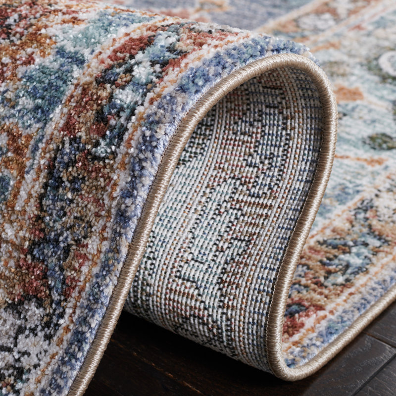 Tapis oriental performance Jacomine, Carré 5 pi 3 po x 5 pi 3 po