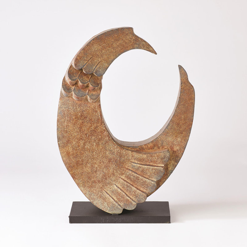 Handmade Animal Rooster, Brown