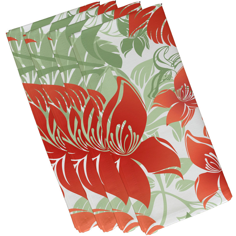 Ensemble de serviettes 4 pièces Vathylakas, Orangé