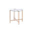 Table de bout en verre