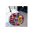 Multicolored Wavy Shapes Woven Base Modern Decorative Carpet-654085035
