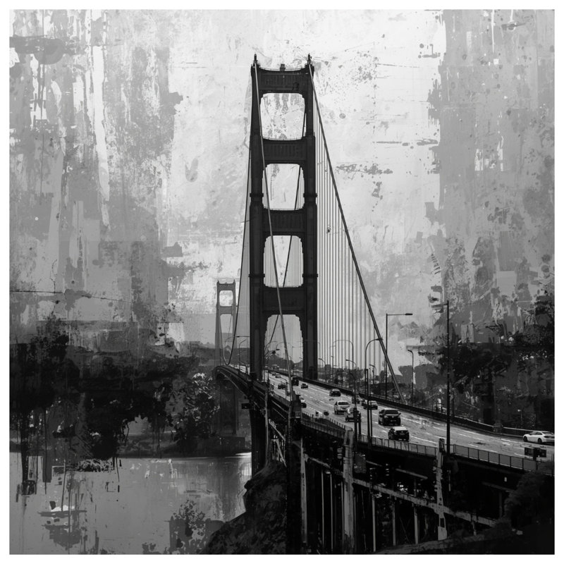 Couvertures Golden Gate Bridge, L 50 po x H 60 po