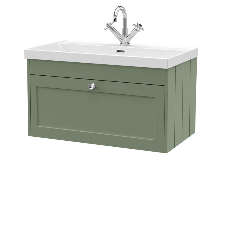 Mankato Bathroom Vanity, Satin Green, 810 cm