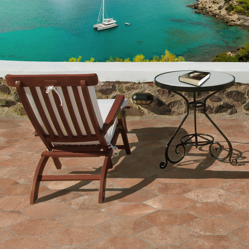 Volterra 7" x 13" Porcelain Stone Look Wall & Floor Tile