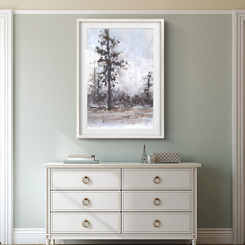 Mabel - Toile tendue avec châssis, 28.5" H x 20.5" W, White