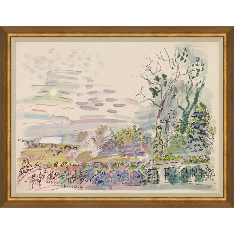 Spring Landscape Painting by Raoul Dufy