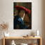 Fille Leisha avec un chapeau rouge-108387193