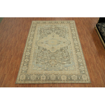 Vegetable Dye Oushak Turkish Large Rug 10x14