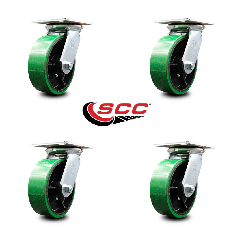 Roulettes robustes, Vert